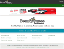 Tablet Screenshot of beautyhomesforsale.com